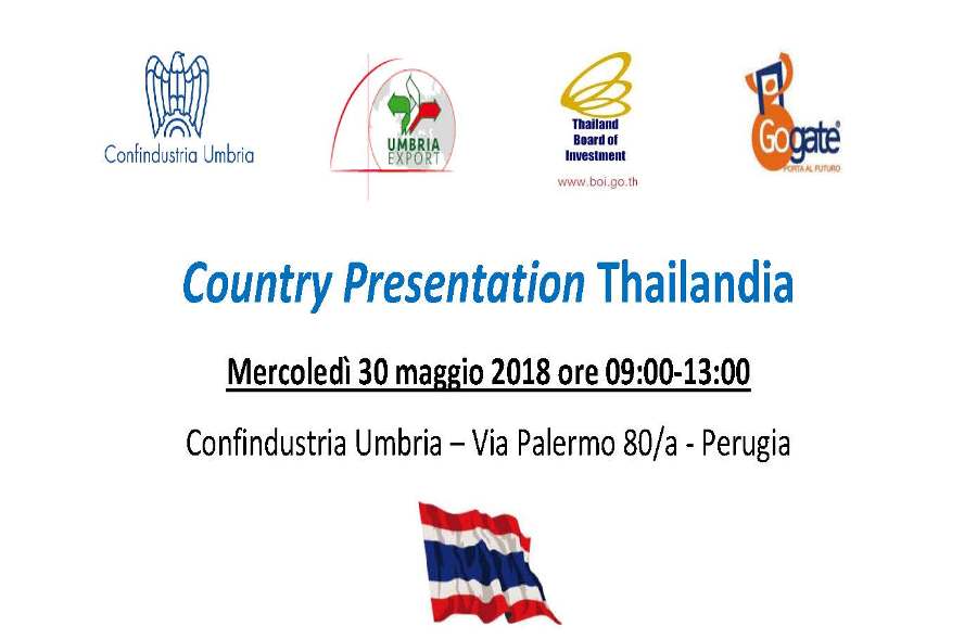 Country Presentation Thailandia