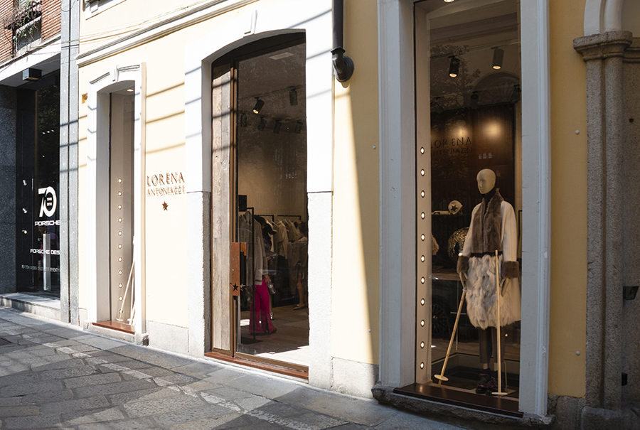 Lorena Antoniazzi, nuova Boutique a Milano