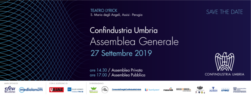 Programma Assemblea Generale Confindustria Umbria 2019