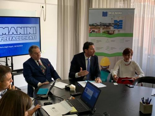 Sicurezza sul lavoro: Manini Prefabbricati ha presentato alla stampa un innovativo apparato anticaduta