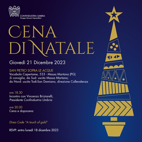 Cena degli Auguri di Natale GGI Umbria