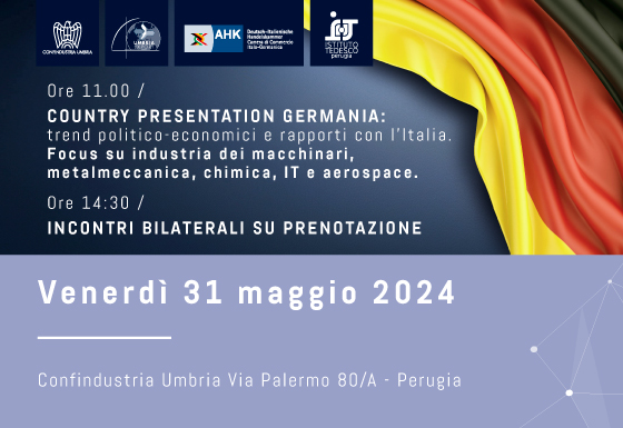 Country Presentation Germania. Trend politico-economici e rapporti con l’Italia
