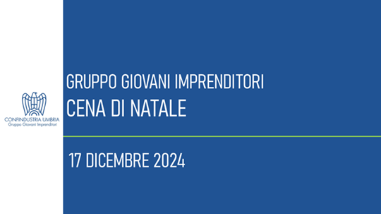 Gruppo Giovani Imprenditori – Cena di Natale