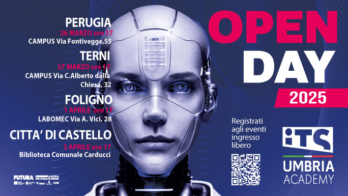 Formazione: i percorsi di Its Umbria Academy dopo il diploma. Al via gli open day