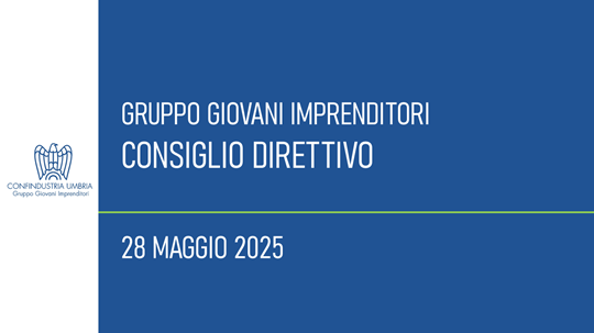 Consiglio Direttivo Gruppo Giovani Imprenditori
