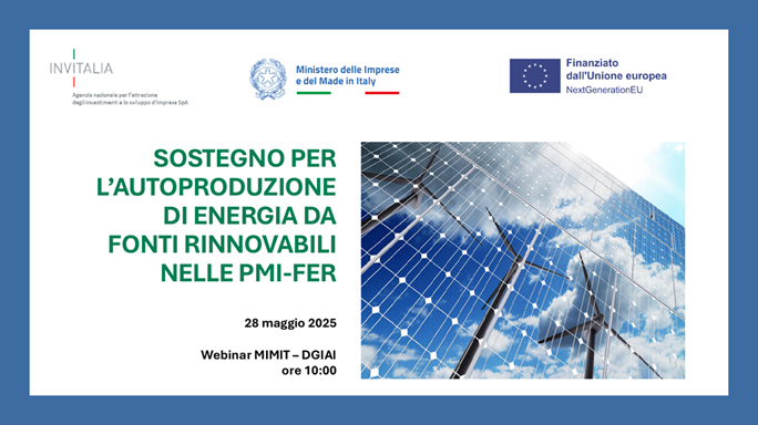 Autoproduzione di energia da fonti rinnovabili nelle PMI